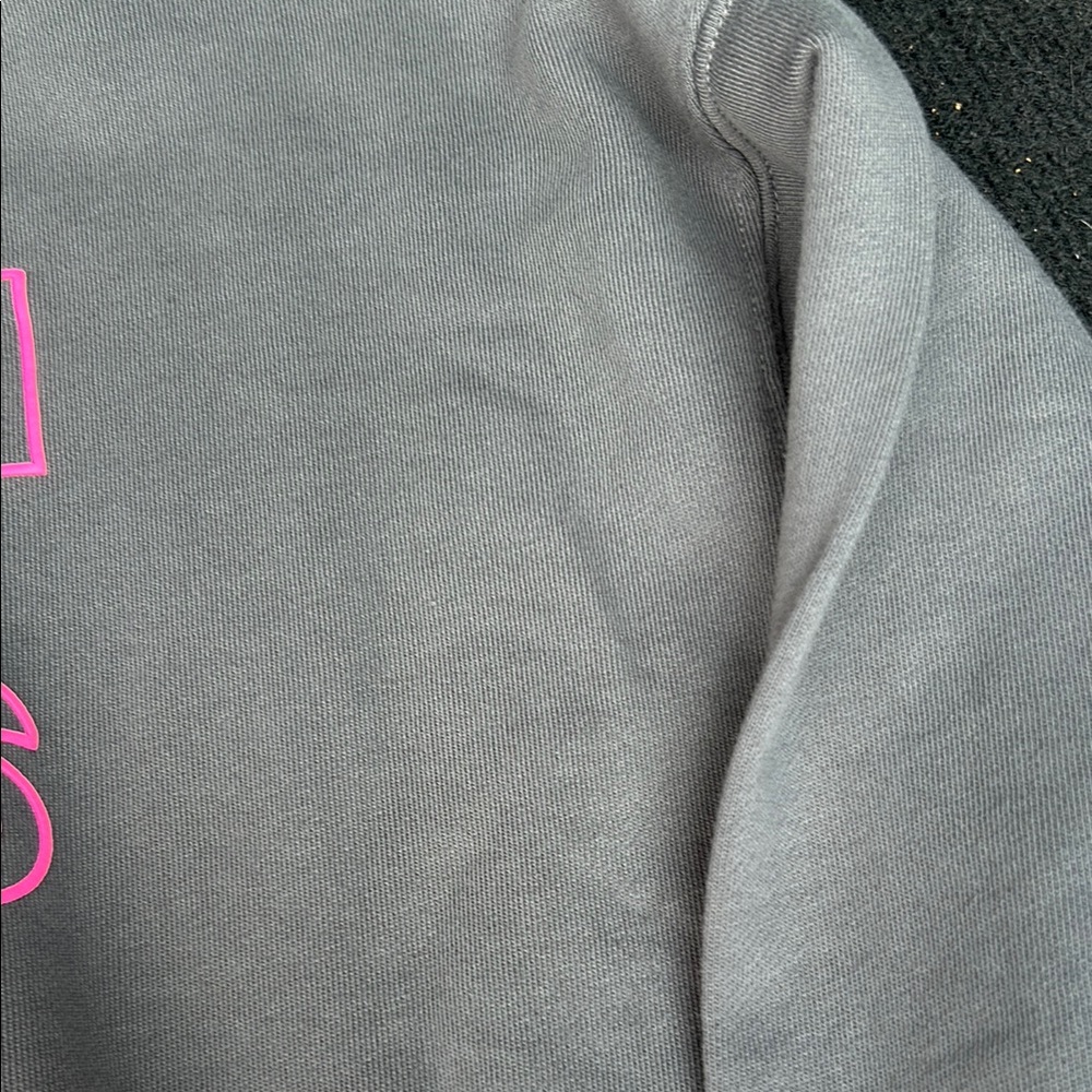 Wildfox Gray and Pink Sweatshirt Casual Comfort - Picture 9 of 11